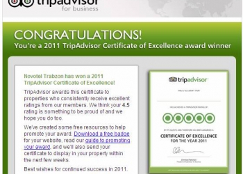 Accor Otelleri ‘ne mükemmellik ödülü