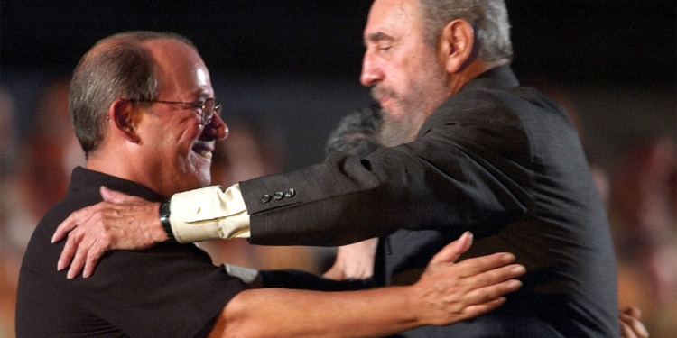 Fidel Castro Silvio Rodriguez Sili