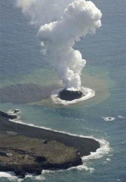 japonya volkanik patlama yeni ada
