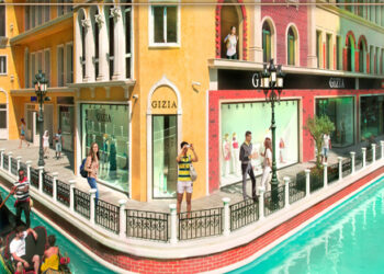 Venedik'in "palazzolarından" etkilenerek tasarlanan Venedik evleri projesi dikkat çekti.