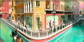 Venedik'in "palazzolarından" etkilenerek tasarlanan Venedik evleri projesi dikkat çekti.