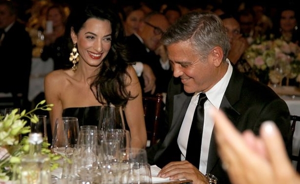 Amal Alamuddin George Clooney venedik