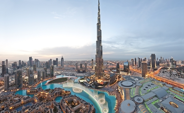 Dubai Burj Khalifa bayram