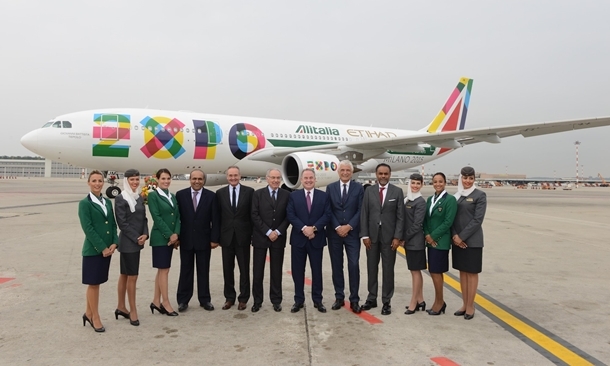 Etihad Alitalia Expo Milano Unveil