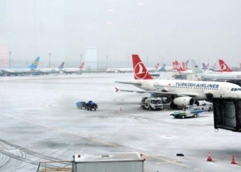 THY’nin sefer iptalleri, olumsuz hava koşulları nedeniyle devam ediyor