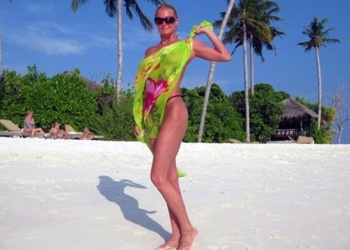 Anastasia Volochkova Maldivler turunda