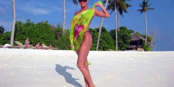 Anastasia Volochkova Maldivler turunda