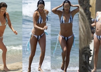 Eva Longoria İspanya Marbella tatilinde