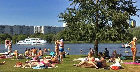 Moskova'nın en temiz gölleri 1 moskova temiz plajlari