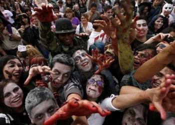 Meksika sokaklarını zombiler bastı