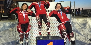 Akut Kar Sporları Erzurum’da kürsü kapattı