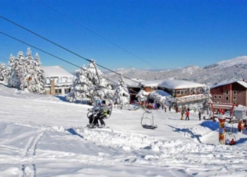 Uludağ’da kar kalınlığı 1,5 metreye yaklaştı