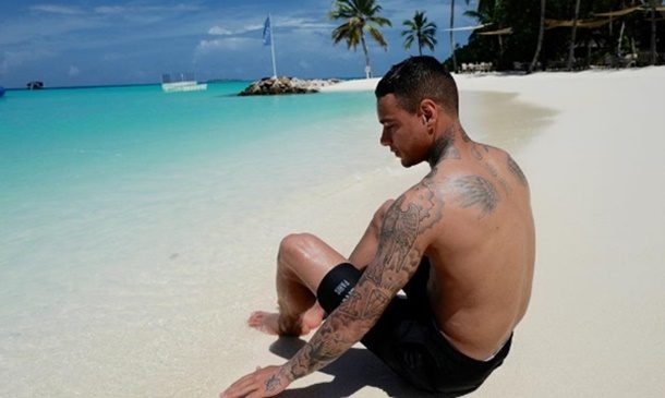 Beşiktaş'ın gözdesi Maldivler'de! 1 van der viel maldivler 610x365 1