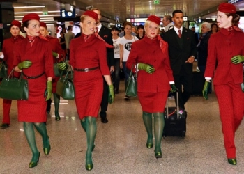 İtalyan bayrak taşıyıcısı Alitalia yeni üniformalarına kavuştu