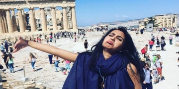 Kocası vize alamadı balayına tek başına gitti