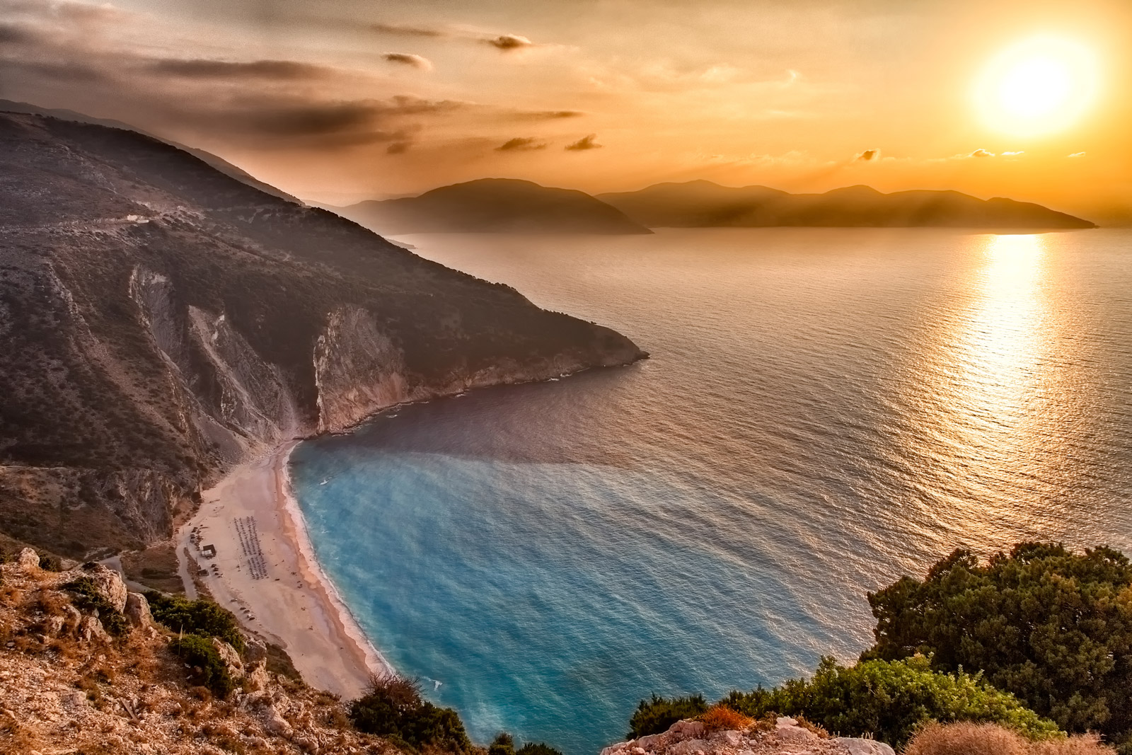 Myrtos Plajı, Kefalonya