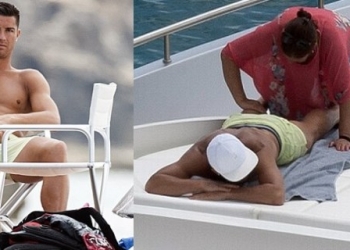 C.Ronaldo, İbiza’ya tatile gitti.