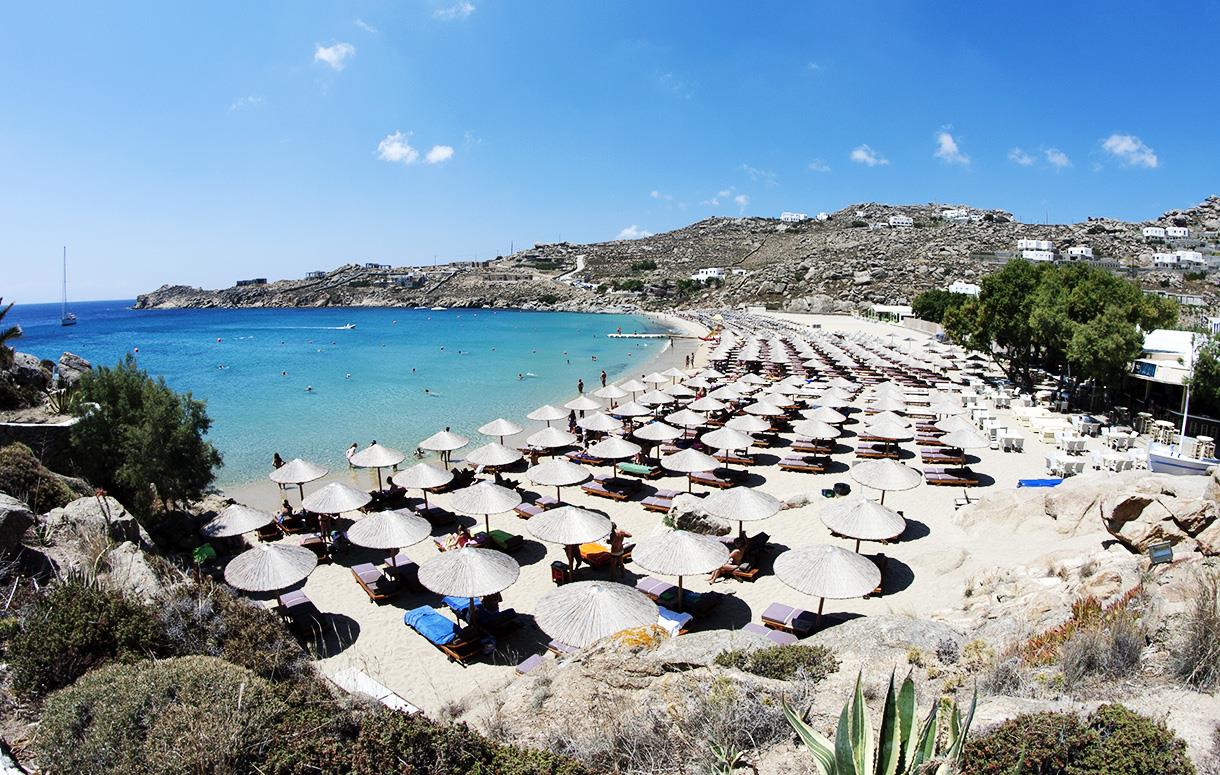 Süper Cennet Plajı, Mykonos