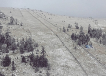 Kartalkaya Kayak Merkezinde Kar Yağışı Başladı