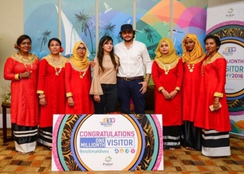 Hint okyanusunun turizm cenneti Maldivler, 2016 yılının 1 milyonuncu ziyaretçilerini ağırlanmanın gururunu yaşıyor.