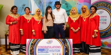 Hint okyanusunun turizm cenneti Maldivler, 2016 yılının 1 milyonuncu ziyaretçilerini ağırlanmanın gururunu yaşıyor.