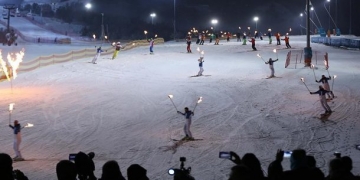 Palandöken’de Kayak Sezonu Havai Fişek Gösterisiyle Açıldı