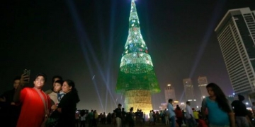 Dünyanın en uzun Noel ağacı Sri Lanka’da