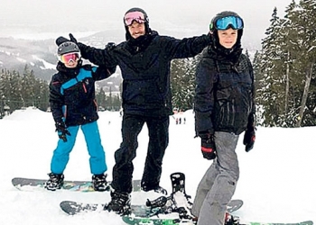 Beckham Ailesi Kayak Tatilinde!
