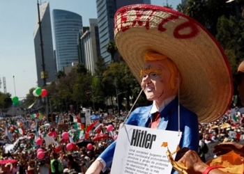 meksikadan trumpa protesto turizmtatilseyahat