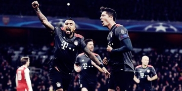 Arsenal Bayern Münih özet görüntüleri / Almanlar yine acımadı (Video)