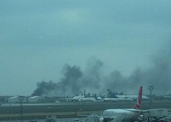 Ataturk Havalimanı Korkutan Duman