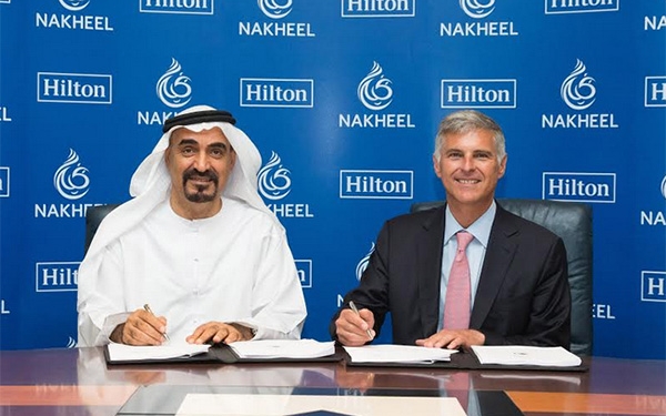 Hilton Group , Dubai'de Yeni Ortağı; Nakheel Hotels 1 Hilton Nakheel Groups Dubai