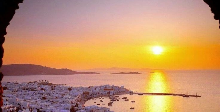 Greek Island Sunset