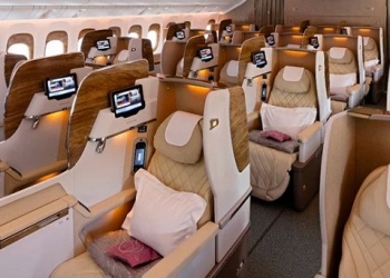 İşte Emirates’in Mercedes’ten ilham alınan Boeing 777 kabinleri