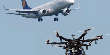 İnişte uçağa 5 metreye kadar yaklaşan drone tehlike yarattı!