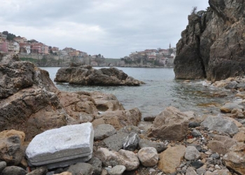 Bartın'daki fırtına tarihi eserleri gün yüzüne çıkardı