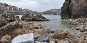 Bartın'daki fırtına tarihi eserleri gün yüzüne çıkardı