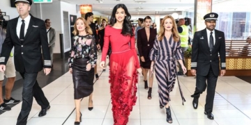 Virgin Australia uçağında 10 bin metrede moda tanıtımı!