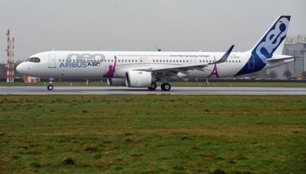 airbus A321LR ilk ucus 610x348 1