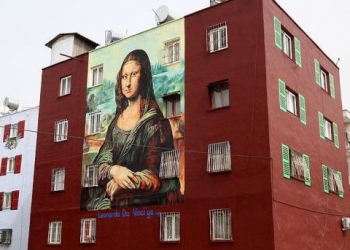 Da Vinci’nin Mona Lisa’sı Mersin’de hayat buldu!