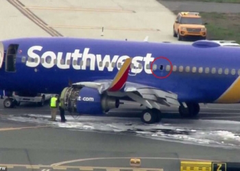 Southwest Airlines yolcularına kaza jesti