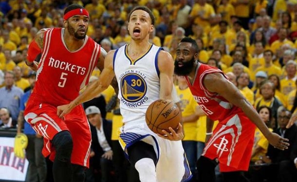 Rockets’ı farklı deviren Golden State seride öne geçti! 1 Rockets vs Warriors seride one gecti 610x384 1