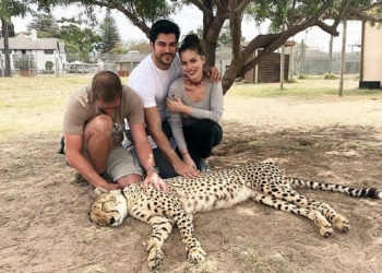 Fahriye Evcen ve Burak Özçivit Afrika tatiline devam ediyor