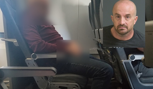 Uçakta olay çıkaran sarhoş yolcu koltukta tuvaletini yaptı!