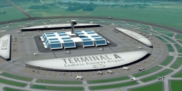 Uçaklara yuvarlık tasarımlı sonsuz pist!