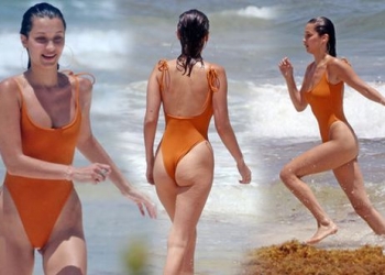 Bella Hadid, Meksika turizm cenneti Cancun’da tatil yapıyor