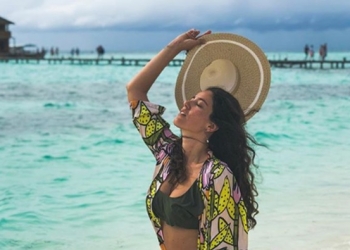 Pelin Akil ve eşi Anıl Altan Maldivler tatilinde!