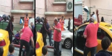 Kadın turisti indiren o taksici gözaltına alındı