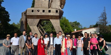 Troya Antik Kenti, Çinli Bakan Shugang'ı ağırladı