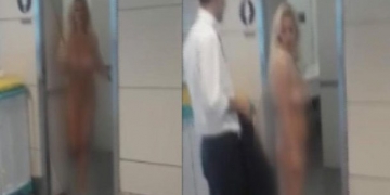 Çıplak kadın Atatürk Havalimanı’nı alarma geçirdi!